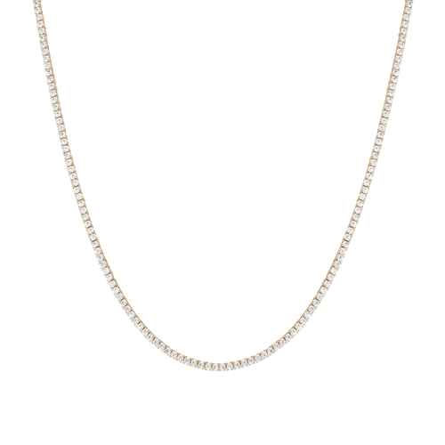 White Sapphire Tennis Necklace